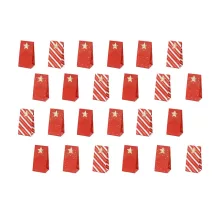 Adventi naptár készítő szett, piros