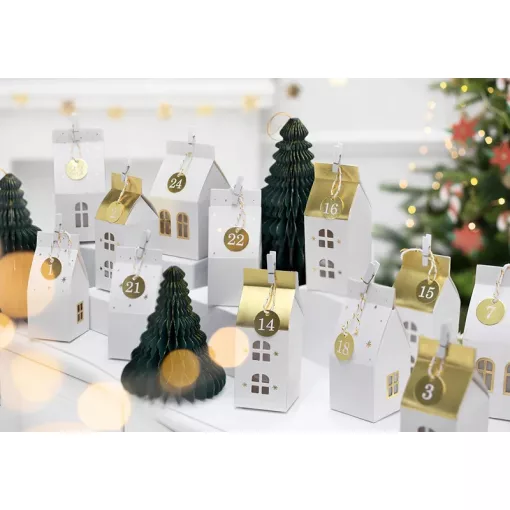 Adventi naptár készítő szett, arany