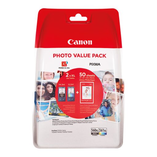 Canon PG-560XL + CL-561XL Tintapatron Multipack 1x14,3 ml + 1x12,2 ml