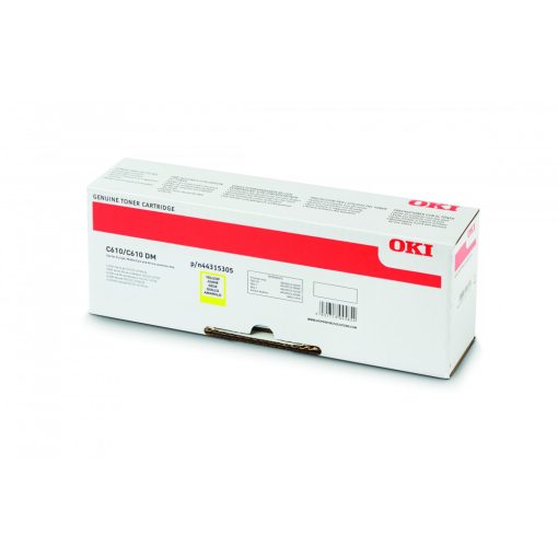 OKI C610 Toner Sárga 6000 oldalra