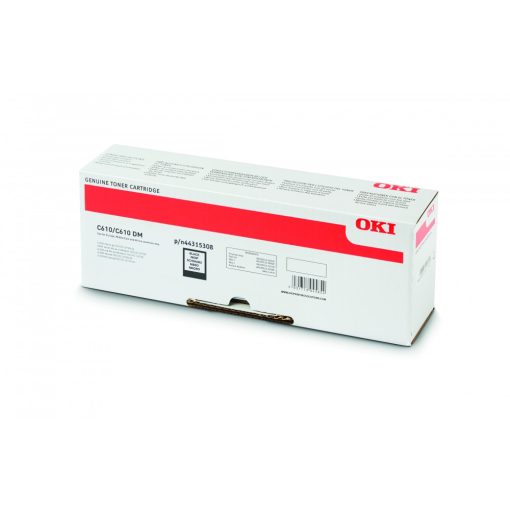 OKI C610 Toner Black 8000 oldalra