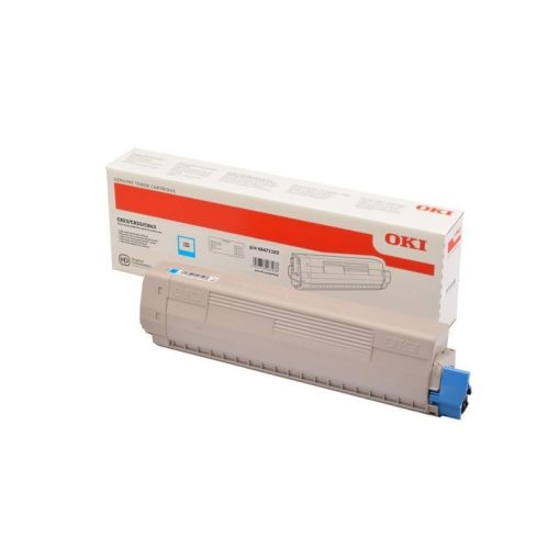 Oki C823/C833/C843 Toner Cián 7000 oldalra