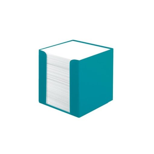HERLITZ asztali kockatömb 9x9cm 700 lap, műanyag dobozban, zöld 