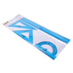 Vonalzókészlet 4db-os Cool by Victoria, kék