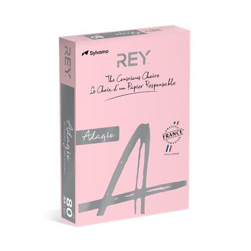 REY Adagio A/4 színes másolópapír pasztell rózsaszín