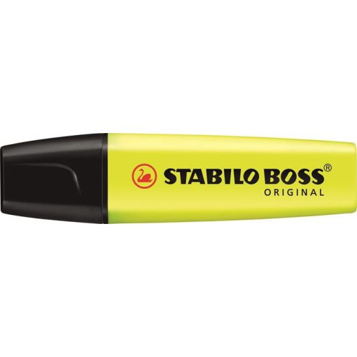 Szövegkiemelő STABILO BOSS vágott, 2-5mm, sárga