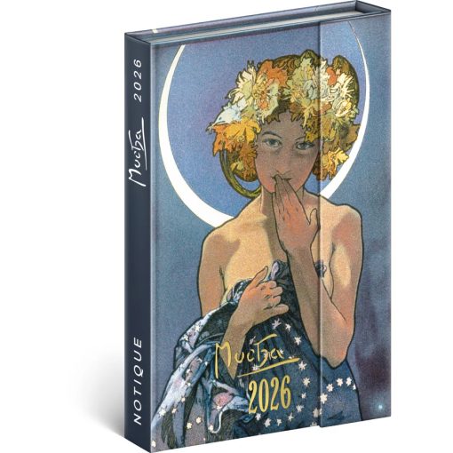 Mágneses zsebnaptár, 2026.évi, Alphonse Mucha