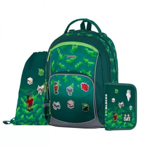 Iskolatáska szett IM, Oxybag, Oxy Go, Playworld, 3db-os