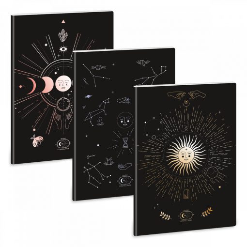 Ars Una Mystic Constellation A/4 extra kapcsos füzet-ponthálós