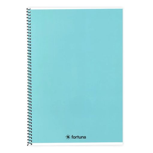 Spirálfüzet A/5-ös 70 lapos vonalas, pasztell kék