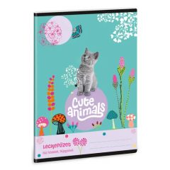 ARS UNA leckefüzet A/5 32 lapos Cute Animals Kitten, Cicás