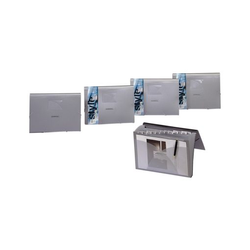 FolderMate 137, A/4 harmonika mappa, ezüst