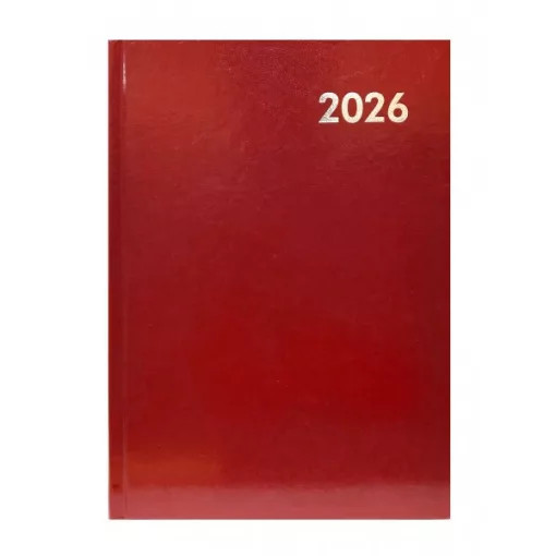Agenda B/6 napi, Alisca, Szekszárd, 2026. évi, Bordó
