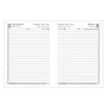 Agenda B/6 napi, Alisca, Szekszárd, 2026. évi, Bordó