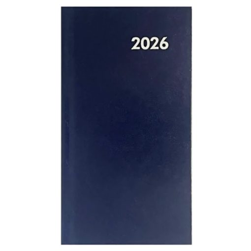 Zsebnaptár, haránt, Alisca, Szekszárd, 2026. évi, Kék