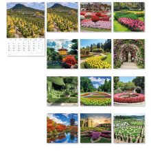 Falinaptár spirál B4, 2026. évi, Díszkertek