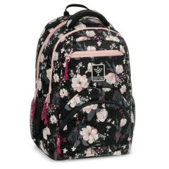 ARS UNA hátizsák ergonomikus Flowery Black 27l