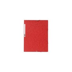 EXACOMPTA Gumis mappa A/4  karton Prespán, Piros
