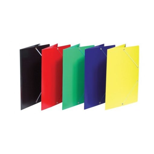 Gumis mappa A/4 karton világoszöld