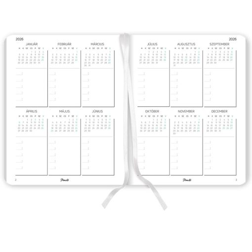 Planall New Classic heti tervező 2026. évi, Canvas