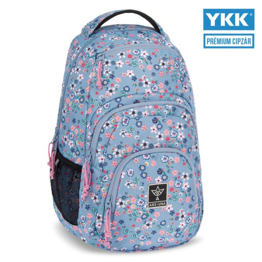 ARS UNA Hátizsák AU-2 iskolatáska szett, Pearl Blossom Blue, 3 részes