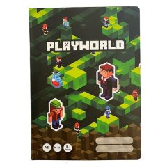 Iskolai füzet A/5, Minecraft 16-32 2. osztályos vonalas