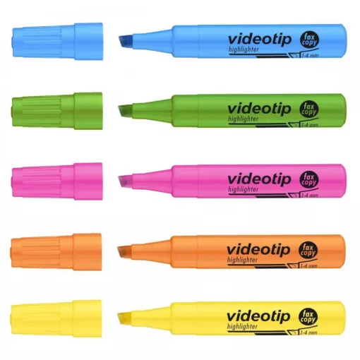 ICO szövegkiemelő Videotip 1-4mm, Fluor rózsaszín