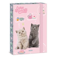 ARS UNA füzetbox  A/4 Cute Animals, Tea party, cicák