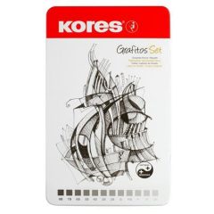 KORES grafitceruza 12db különböző 