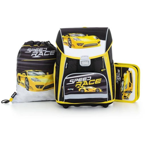 Iskolatáska szett OT, Oxybag, Speed Race, Versenyautó, 3db-os
