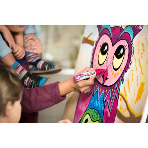 EDDING 5400 AKRIL MARKER 3D DOUBLE LINER (2-3 MM/5-10 MM), Neon Rózsaszín