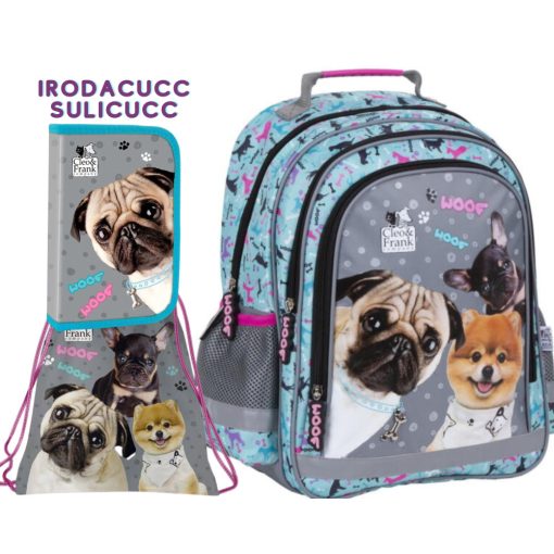 Iskolatáska szett Derform, Woof