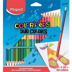 MAPED Color Pep's DUO színesceruza 24db (48szín)