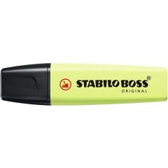   Szövegkiemelő STABILO BOSS pasztell vágott, 2-5mm, harmatos lime 