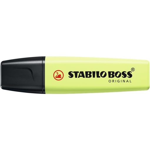 Szövegkiemelő STABILO BOSS pasztell vágott, 2-5mm, harmatos lime 