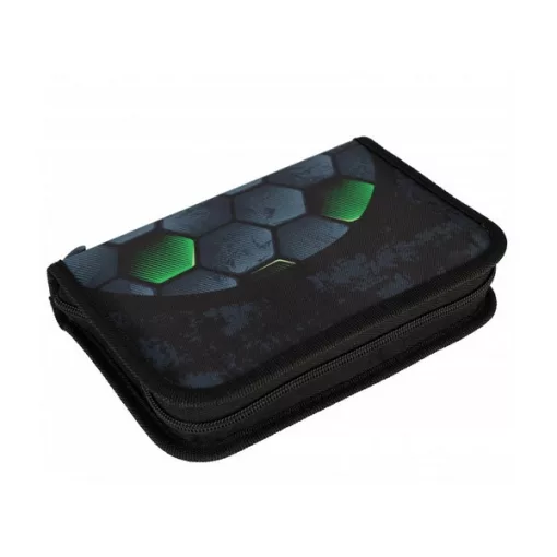 Iskolatáska szett, STARPAK, Foci, Dark Ball, Black