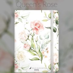   Dolce Blocco Secret Planner 2025. évi - Queen's Rose - Ajándék jelölőcímkével