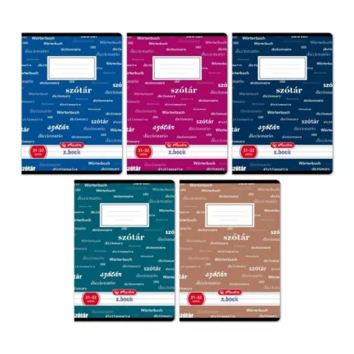 HERLITZ füzet A/5 szótár, mintás