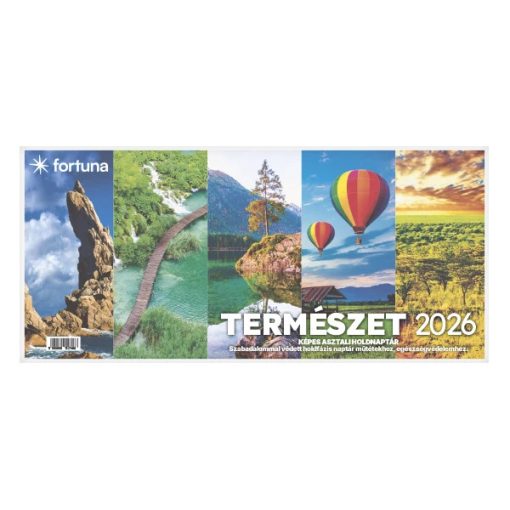 Asztalinaptár, képes, 2026. évi, Fortuna, Természet