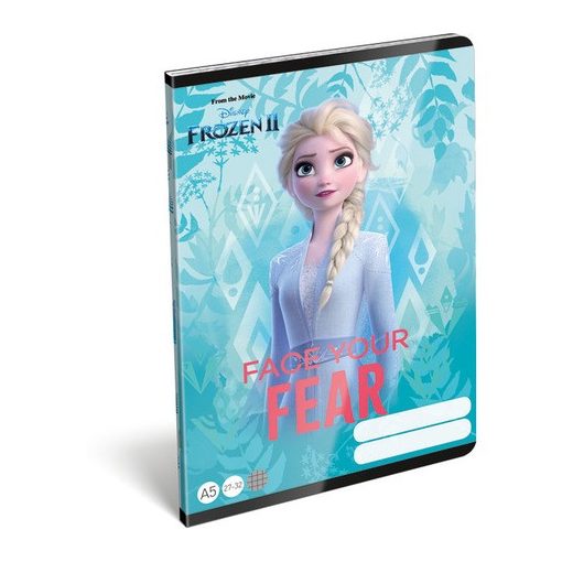 Füzet A/5 Frozen II, Lizzy Card 27-32, kockás, négyzethálós