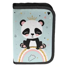 Iskolatáska szett PASO Panda, Szivárvány