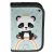 Iskolatáska szett PASO Panda, Szivárvány