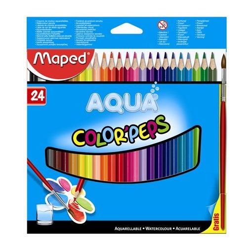 MAPED akvarell színesceruza  24db