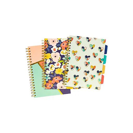 Spirálfüzet Pukka Pad B/5 Floral Love, vonalas