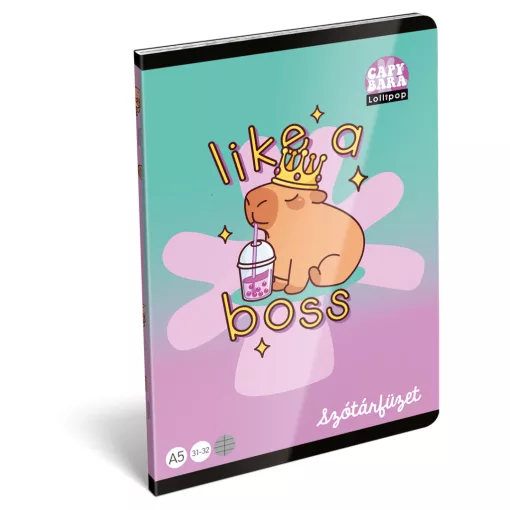 Lizzy Card szótár füzet, 31-32, A/5, Capybara