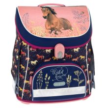 ARS UNA Mágneszáras Iskolatáska szett, Wild and Free, Lovas, 3 részes