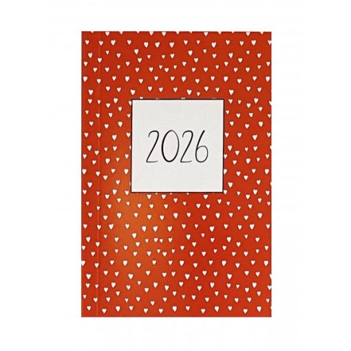 Zsebnaptár, A/7 Alisca, Szekszárd, 2026. évi, vegyes színek