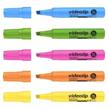 ICO szövegkiemelő Videotip 1-4mm, Fluor narancssárga