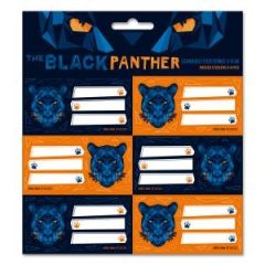 ARS UNA füzetcímke csomagolt, 3x6db Black Panther