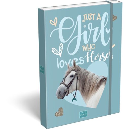 Lizzy Card füzetbox A/5, Mici horses, lovas